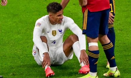 Varane Injured, Could Be Out For Weeks