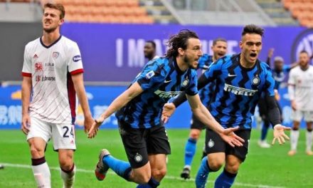 Inter Go Top Of Serie A, Beat Cagliari 4-0
