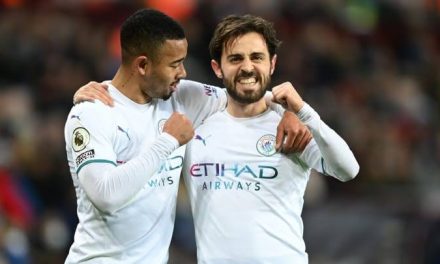 Manchester City Go Top Of EPL Standing With 3-1 Victory Over Watford