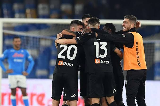 Spezia Dent Napoli’s Title Hope