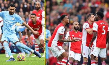 Manchester City Defeats 10-Man Arsenal In Controversial Circumstances
