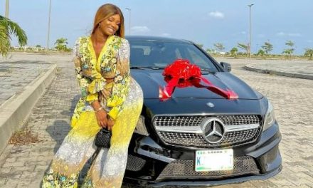 Iyabo Ojo’s Daughter Acquires New Benz Whip
