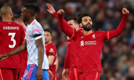 Liverpool Thrash Manchester United To Go Top Of EPL Log