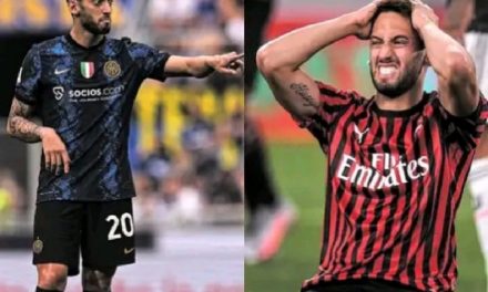 Hakan Calhanoglu Pain, As AC Milan Win Serie A At Inter Milan Expense