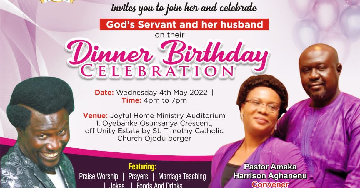 Joyful Home Intercessory Ministry Celebrates