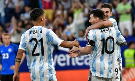 Messi Grab All Five Goals As Argentina Beat Estonia