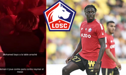 Lille Banish Guinean Player,  Bayo, To Reserve Team For Partying Hard Before 7-1 Humiliation To PSG