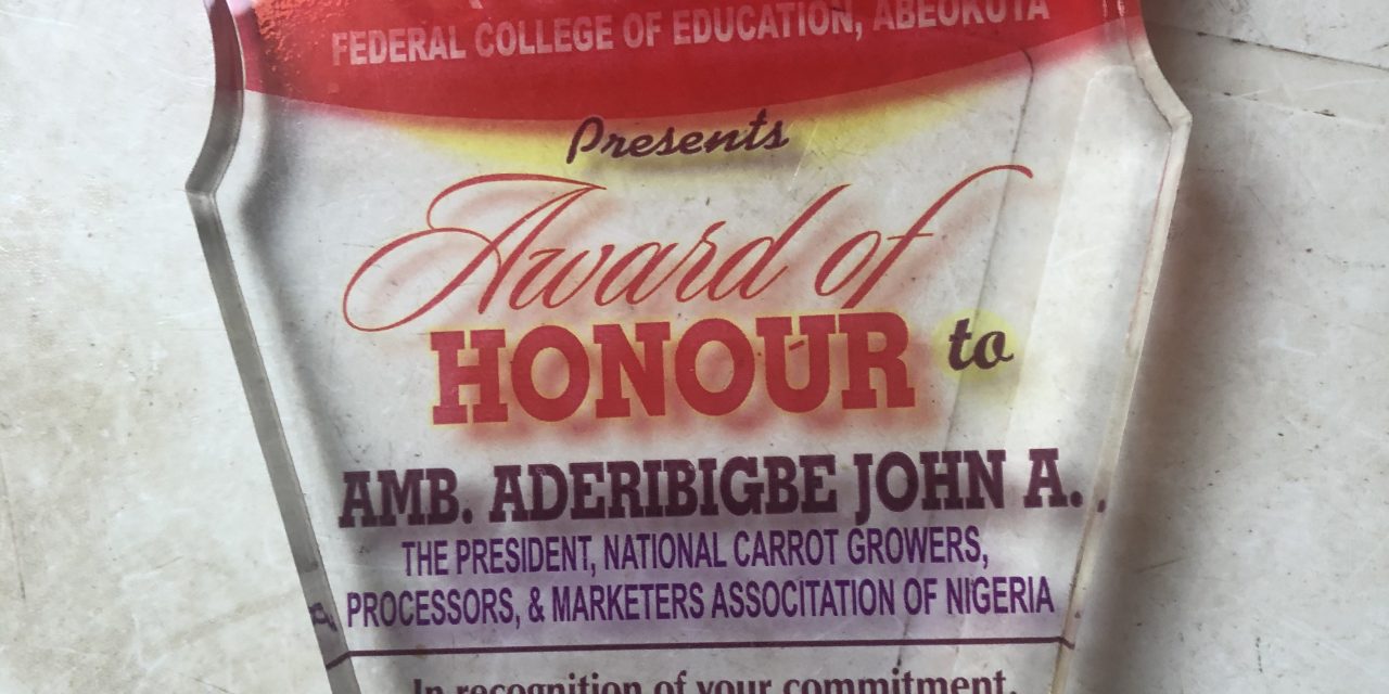 COEASU Honour Former Presidential Aspirant, Aderibigbe, For His Selfless Service To Humanity