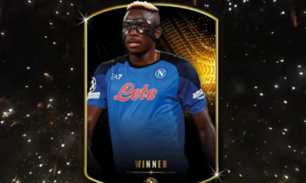 Osimhen Wins Globe Awards, Defeat Gavi, Camavinga, Bellingham To Win