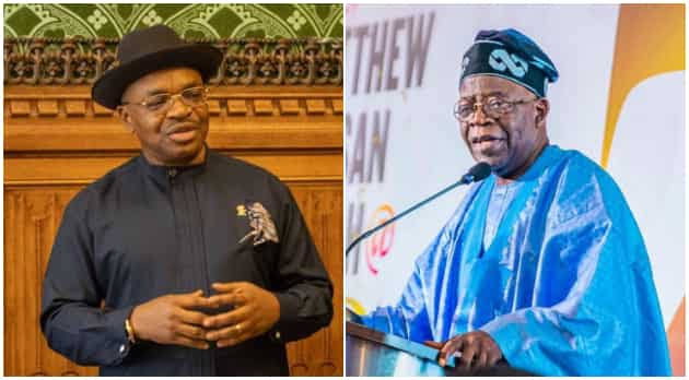 Governor Udom Lambast Tinubu, Says He Has Nothing To Offer