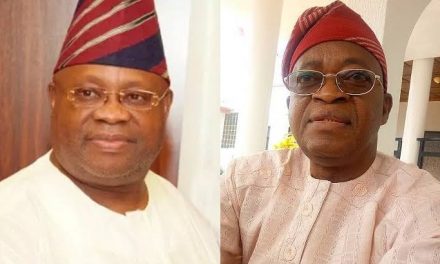 Governor Adeleke Extend Olive Branch To Oyetola, Says They Should Join Hands To Move State Forward