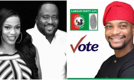 Efe Irele Dumps Olumide Oworu For Desmond Elliott Ahead Of Saturday’s House Of Assembly Polls