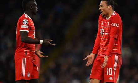 Bayern Munich Loss To Manchester City Caused Brawl In Dressing As Mane Punch Sane On The Lips