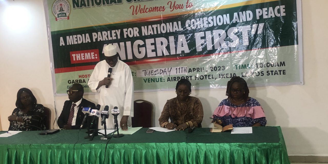 NOA Urge Nigerians To Shun Violence, Hate Speech, Ethnic, Religious Bigotry, Advises Them To Embrace Peace, Unite As A Nation