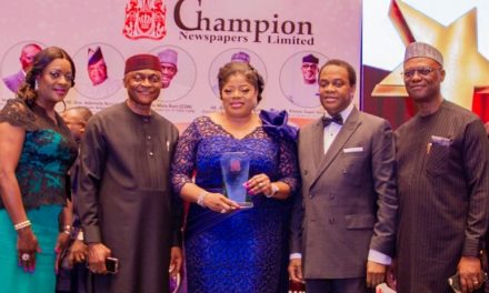Fidelity Bank CEO Bags Champion Newspapers’ Banker Of The Year Award