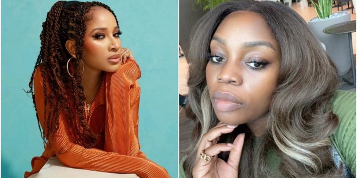 Adesua Wellington Hurl Insults On Colleague, Bisola Aiyeola