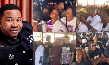 Tears Flow Freely As Fans, Colleagues, Family Hold Candle Night For Late Actor, Murphy Afolabi