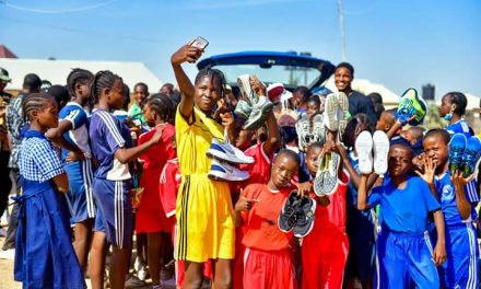 NGO Distributes Over 20,000 Shoes To Less Privileged Athletes In Nigeria