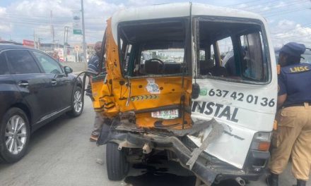 Passengers Cheated Death By A Whisker In Gbagada, Lagos