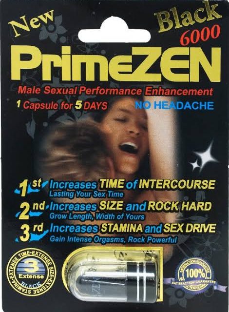 NAFDAC Male Consumers Against Usage Of PrimeZen Performance Enhancement Capsule
