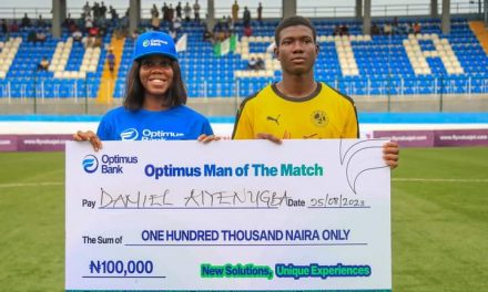 Former Super Eagles Goalkeeper, Dele Aiyenugba Emotional Over Son’s Display In Preseason Tourney