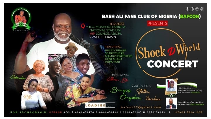 Bash Ali Supporters To Host Africa’s Biggest Boxing Support Championship Concert In Abuja