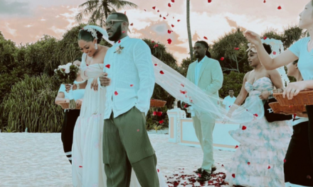 Ex International, Okocha Renews Marital Vows With Wife, Nkechi In Maldives