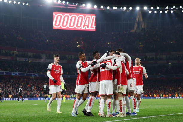 Arsenal Zoom Into UEFA UCL Round Of 16 With 6-0 Drubbing Of Lens