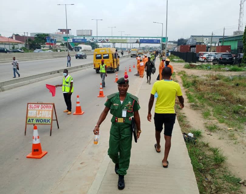LAWMA Reviews Sanitation Services on Identified Highways