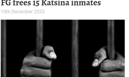 FG Free 15 Katsina Inmates