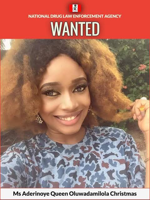 Ex-Beauty Queen, Aderinoye, Declared Wanted By NDLEA