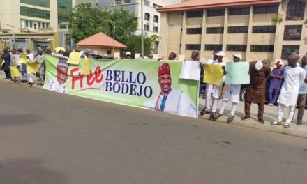 Protest In Abuja As Miyetti Allah Members Demand Immediate Release Of Its President