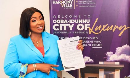 Nollywood Actress, Anita Joseph Lands Multimillion Naira Endorsement Deal With Harmony Gardens And Estate Development Ltd