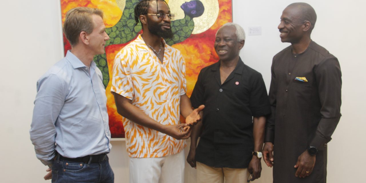 Nigerian multifaceted artist Raji Bamidele brings exhibition home