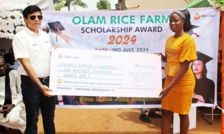 Olam Agri awards scholarships to 87 indigent Nigerian students