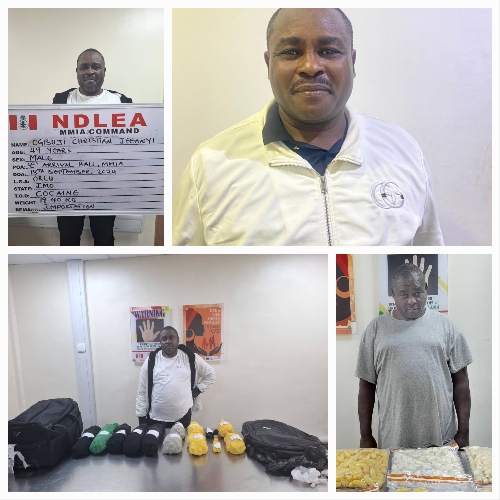NDLEA Nabs Ex-Convict At Lagos Airport With N4.6 Billion Worth Of Cocaine, As Marwa Pledges To Disrupts Drug Cartel Activities 