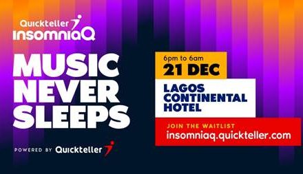 InsomniaQ Debuts This December as Quickteller’s Bold New Music and Culture Experience