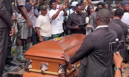 Actress, Allwell Ademola Buried, As Tears Flows