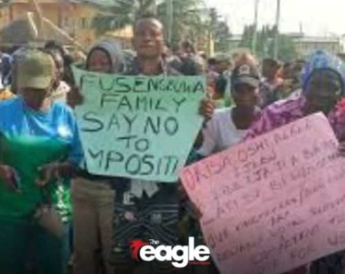 Awujale Stool: Protest Rocks Ijebu Ode Over Alleged Imposition Plan by Ogun State Govt.