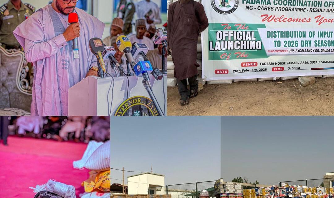 Boosting Food Security: Governor Lawal Launches Distribution of Fertilizers and Farm Inputs for Zamfara Dry Season Farmers